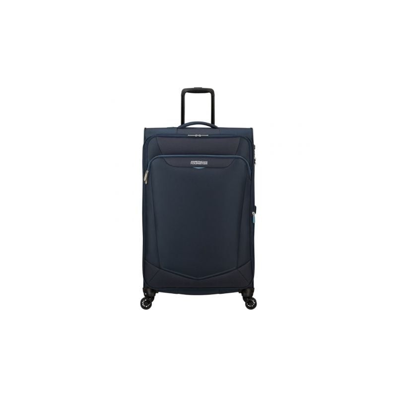 Maleta Grande American Tourister SummerRide Spinner 80cm- 80x48x30cm- 4 Ruedas- Azul Marino