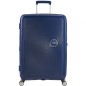 Maleta Mediana American Tourister SoundBox Spinner 67cm- 67x46-5x29cm- 4 Ruedas- Azul Marino