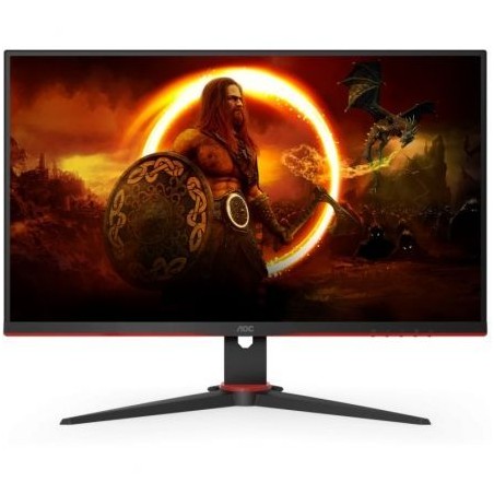 Monitor Gaming AOC Q27G2E-BK 27"- QHD- 1ms- 144Hz- VA- Negro y Rojo