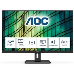 Monitor Profesional AOC U32E2N 31-5"- 4K- Multimedia- Negro