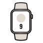 Apple Watch Series 9- GPS- 41mm- Caja de Aluminio Blanco Estrella- Correa Deportiva Blanco Estrella S-M