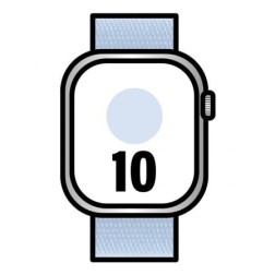 Apple Watch Series 10- GPS- 46mm- Caja de Aluminio - Correa Loop Deportiva Azul Nube