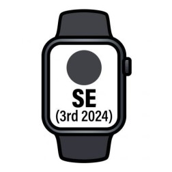 Apple Watch SE 3rd V2- GPS- Cellular- 40mm- Caja de Aluminio Medianoche- Correa Deportiva Medianoche S-M