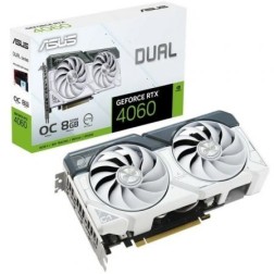 TARJETA GRÁFICA ASUS DUAL RTX 4060 O8G GDDR6 WHITE