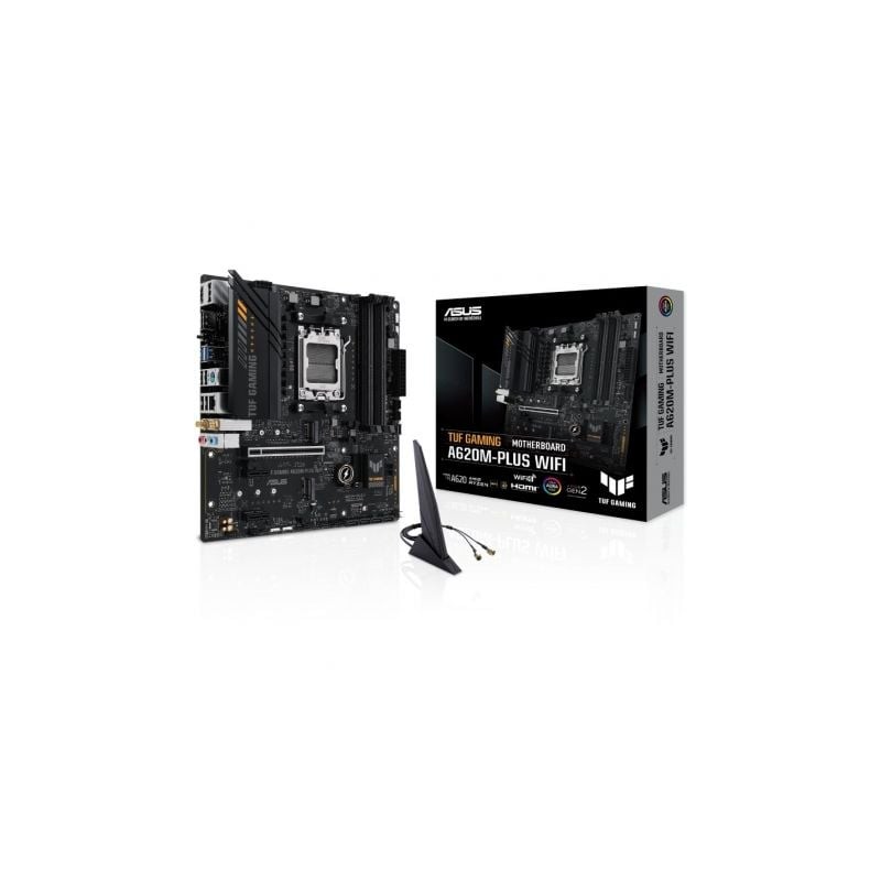 Placa Base Asus TUF GAMING A620M-PLUS WiFi Socket AM5- Micro ATX