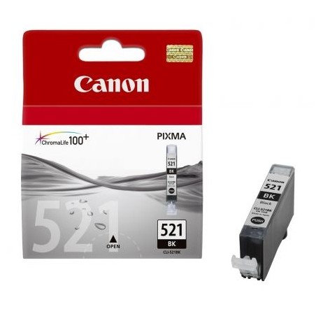 Cartucho tinta canon cli 521bk negro