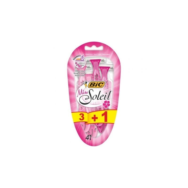 Cuchilla de Depilar Bic Miss Soleil - 4 uds