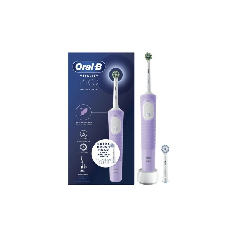 Cepillo Dental Braun Oral-B Vitality Pro- Purpura