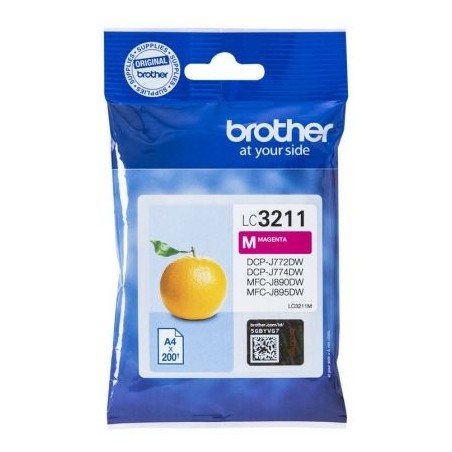 Cartucho de Tinta Original Brother LC-3211M- Magenta