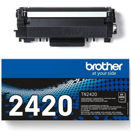 Tóner Original Brother TN-2420 Alta Capacidad- Negro