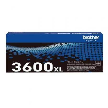 Tóner Original Brother TN3600XL Alta Capacidad- Negro