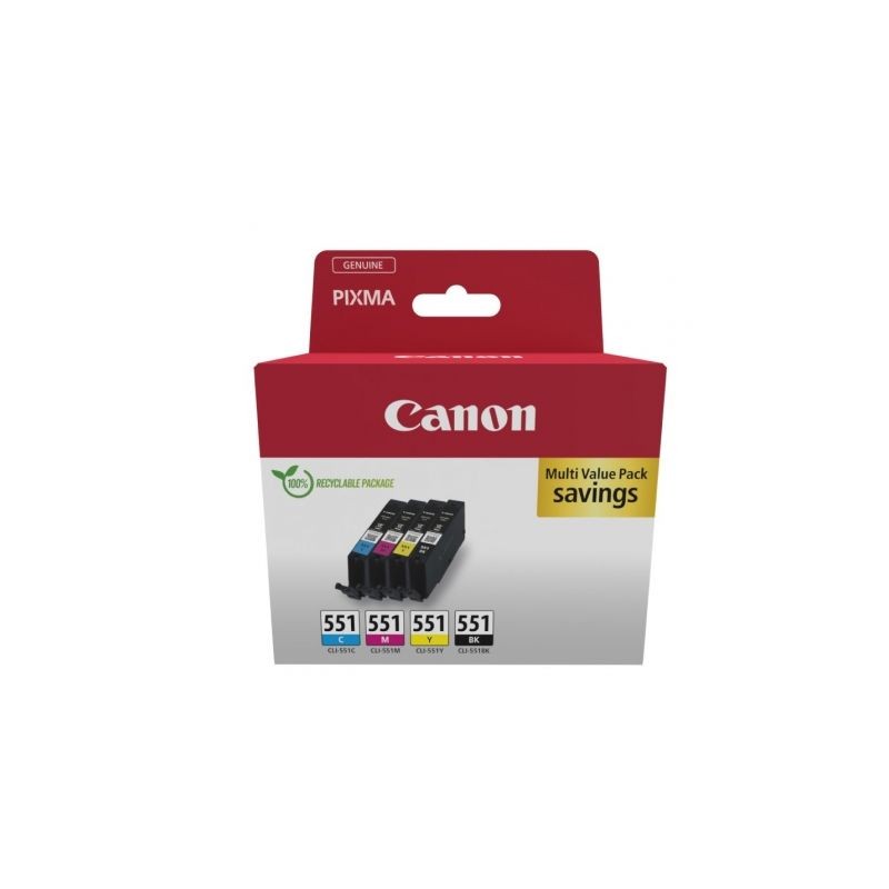 Multipack canon cli - 551 c m y