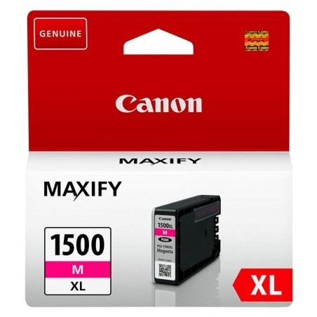 Cartucho de Tinta Original Canon PGI-1500XL Alta Capacidad- Magenta