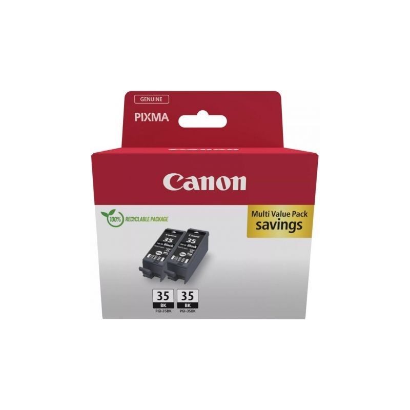 Cartucho de Tinta Original Canon PGI-35BK Multipack- 2x Negro