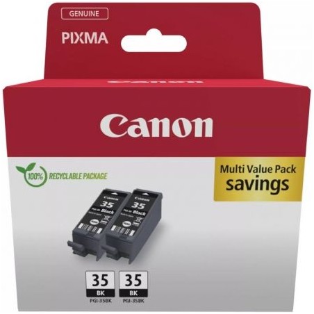 Cartucho de Tinta Original Canon PGI-35BK Multipack- 2x Negro