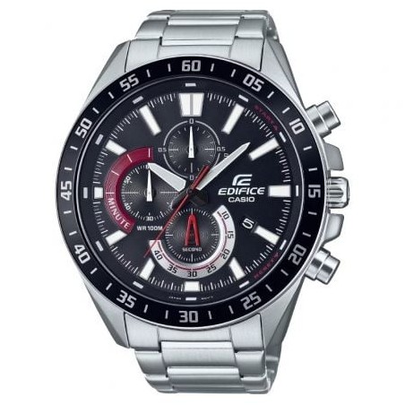 Reloj Analógico Casio Edifice Classic Classic EFV-620D-1A4VUEF- 55mm- Plata y Negro