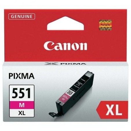 Cartucho de Tinta Original Canon CLI-551M XL Alta Capacidad- Magenta