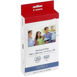 Cartucho de Tinta Original Canon KP-36IP Multipack- Tricolor + Papel Fotográfico