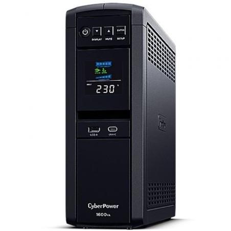 SAI Línea Interactiva Cyberpower CP1600EPFCLCD- 1600VA-1000W- 6 Salidas- Formato Torre