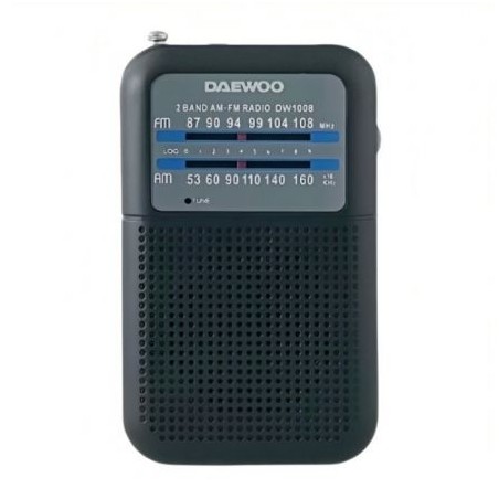 Radio Portátil Daewoo DW1008- Negra