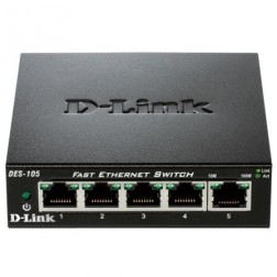 Switch D-Link DES-105 5 Puertos- RJ-45 10-100