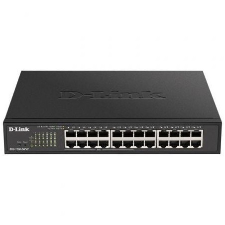 Switch Gestionable D-Link DGS-1100-24PV2 24 Puertos- RJ-45 Gigabit 10-100-1000 PoE