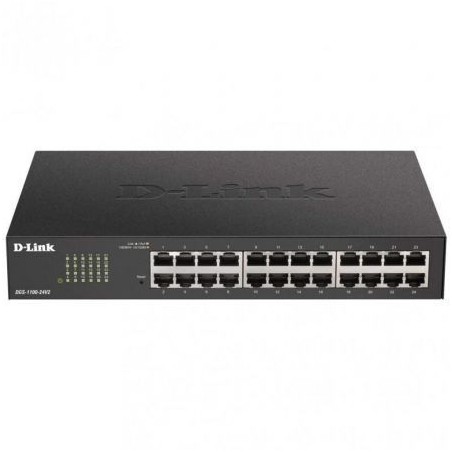 Switch Gestionable D-Link DGS-1100-24V2 24 Puertos- RJ-45 Gigabit 10-100-1000