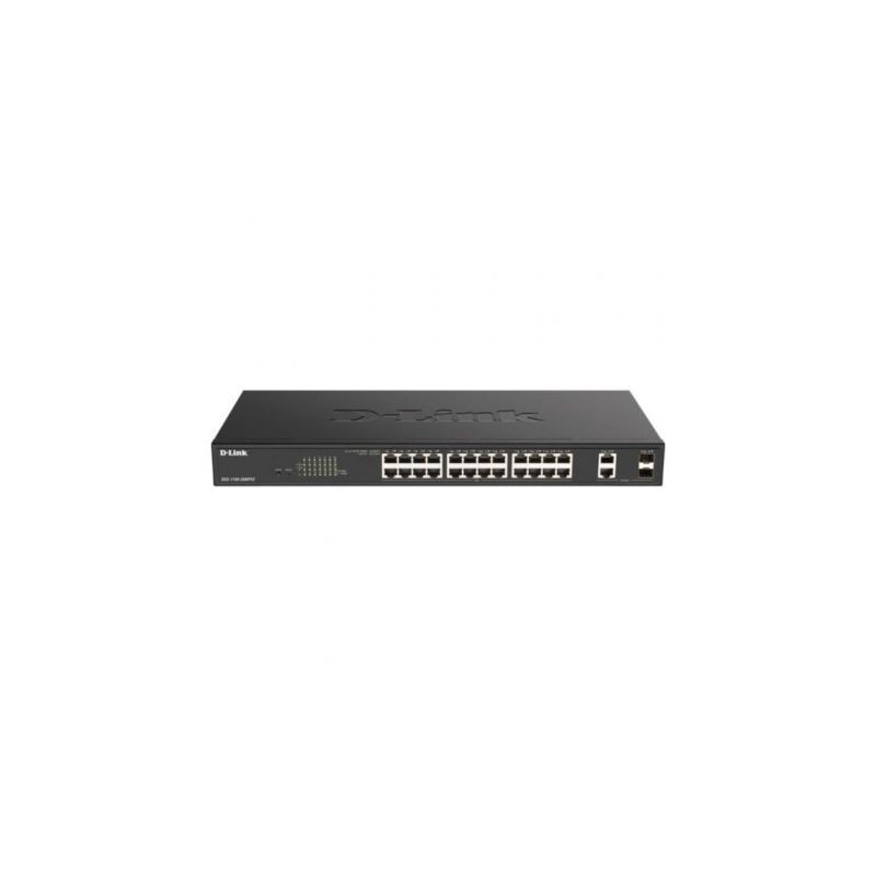 Switch Gestionable D-Link DGS-1100-26MPV2 26 Puertos- RJ-45 10-100-1000- SFP- PoE