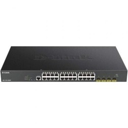 Switch Gestionado D-Link Smart DGS-1250-28XMP 28 Puertos- RJ-45 10-100-1000 PoE- SFP