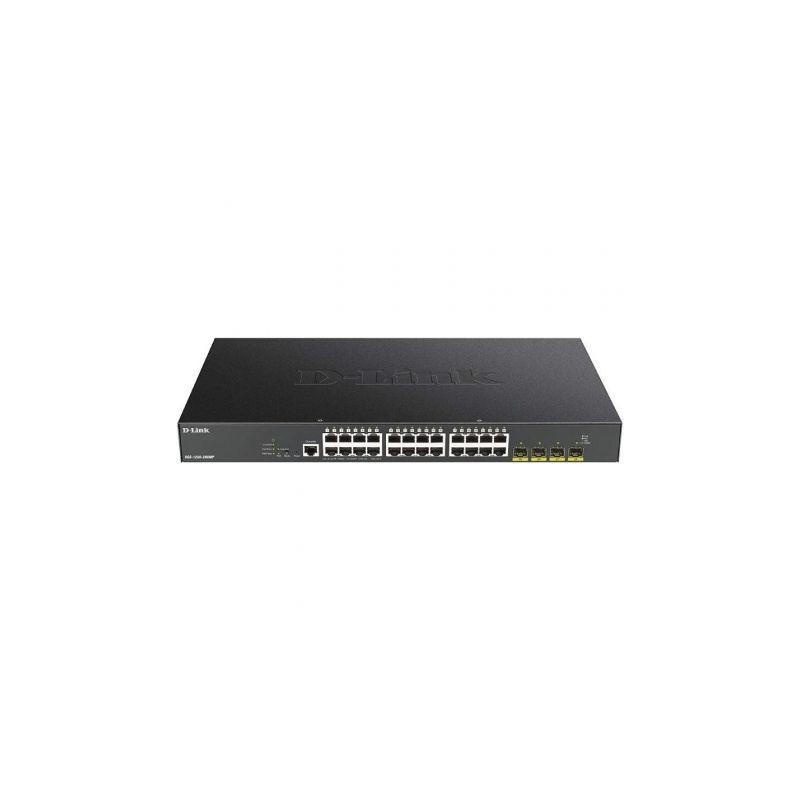 Switch Gestionado D-Link Smart DGS-1250-28XMP 28 Puertos- RJ-45 10-100-1000 PoE- SFP