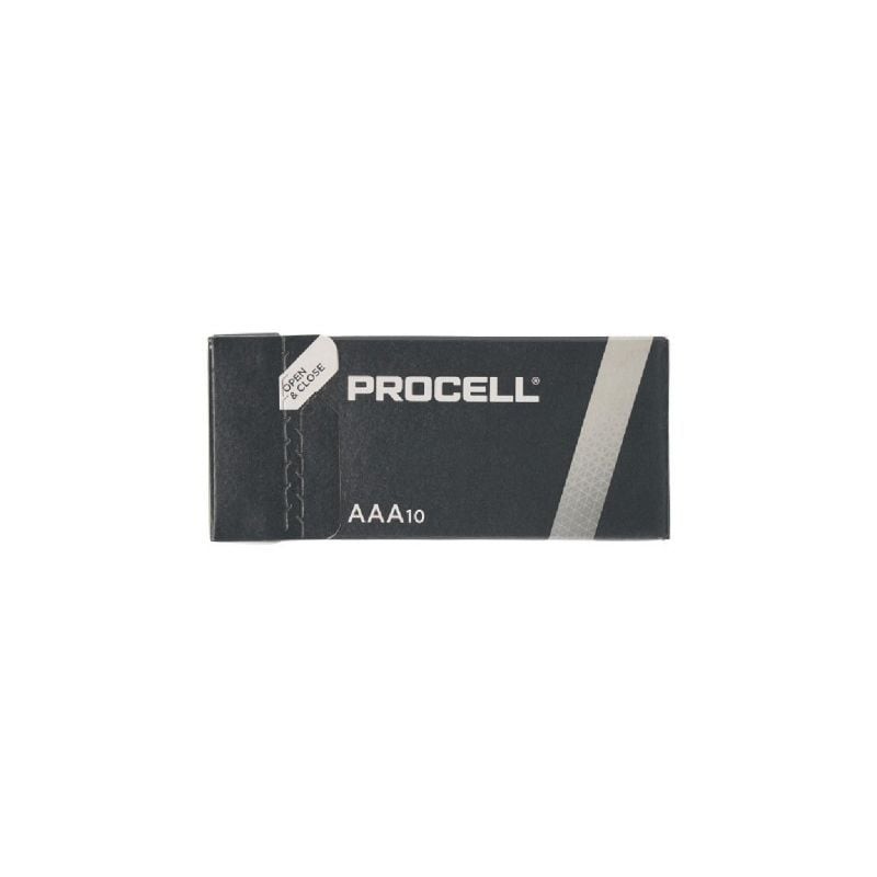 Pack de 10 Pilas AAA L03 Duracell PROCELL ID2400IPX10- 1-5V- Alcalinas