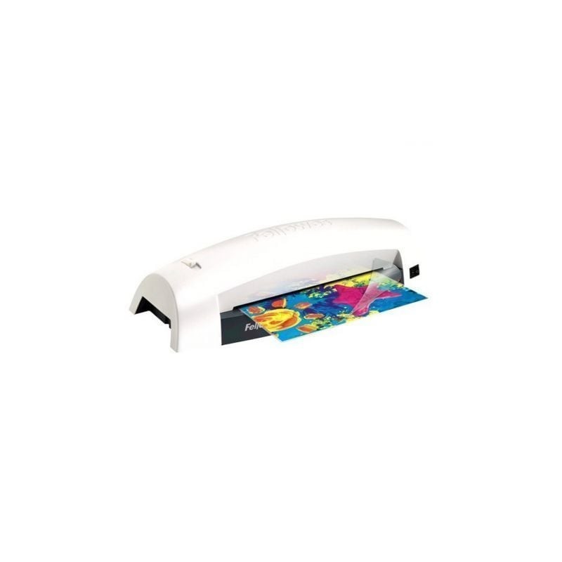 Plastificadora Fellowes Lunar 5715601- hasta A4 y 80 Micras- Blanca y Negra