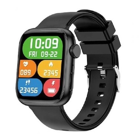 Forever Smartwatch IGo Watch 3 JW-500 Notificaciones- Frecuencia Cardiaca- Negro