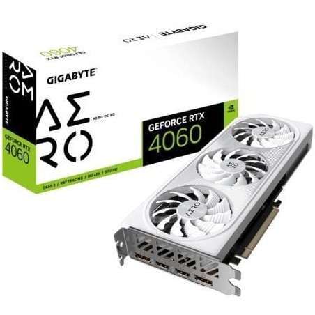 Tarjeta Gráfica Gigabyte GeForce RTX 4060 Aero OC 8G- 8GB GDDR6