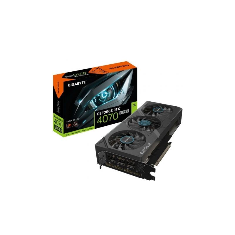 Tarjeta Gráfica Gigabyte GeForce RTX 4070 SUPER EAGLE OC 12G- 12GB GDDR6X