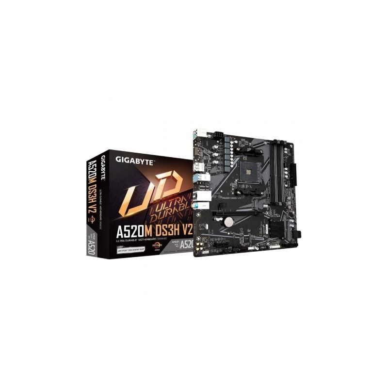 Placa Base Gigabyte A520M DS3H V2 Socket AM4- Micro ATX