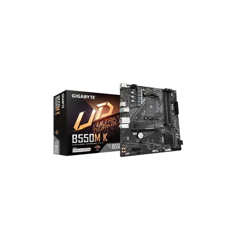 Placa Base Gigabyte B550M K Socket AM4- Micro ATX