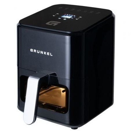 Freidora por Aire - Sin Aceite Grunkel Black Easy Fryer- 1200W- Capacidad 4L