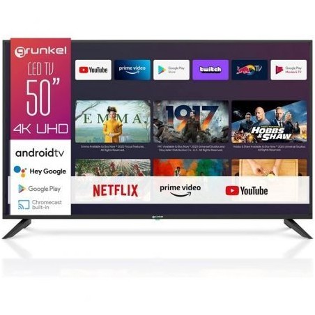 Televisor Grunkel LED-5022GOO 50"- Ultra HD 4K- Smart TV- WiFi