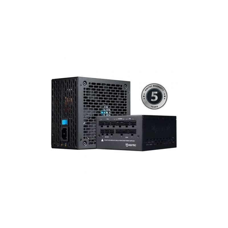 Fuente de Alimentación Hiditec GDX850 V2- 850W- Ventilador 14cm- ATX 3-0- PCIe 5-0- 80 Plus Gold