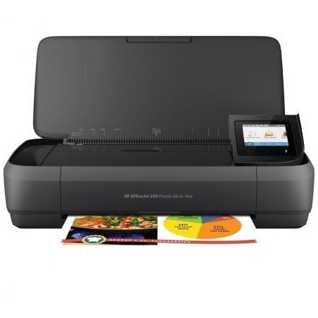 Multifunción Portátil HP Officejet 250 Mobile AIO WiFi- Negra