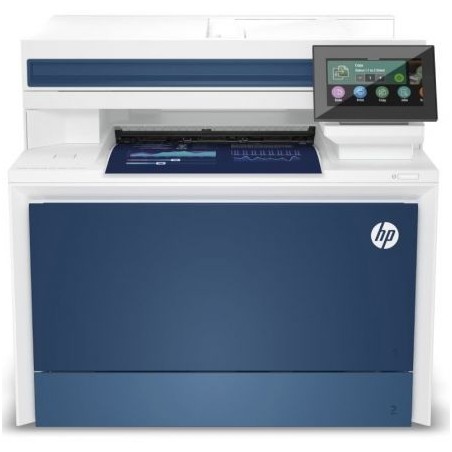 Multifunción Láser Color HP LaserJet Pro 4302fdn Fax- Dúplex- ADF- Blanca y Azul