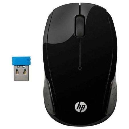 RATON INALAMBRICO HP 200 NEGRO