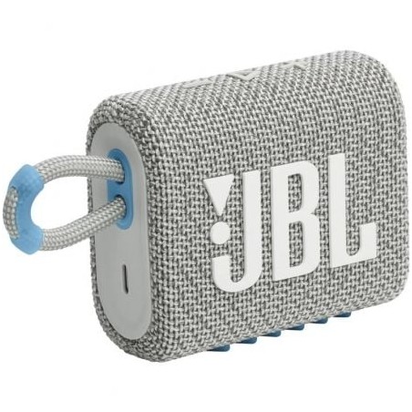 Altavoz con Bluetooth JBL GO 3 ECO- 4-2W- 1-0- Blanco