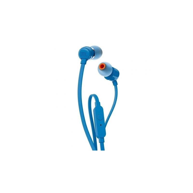 Auriculares Intrauditivos JBL Tune 110- con Micrófono- Jack 3-5- Azules