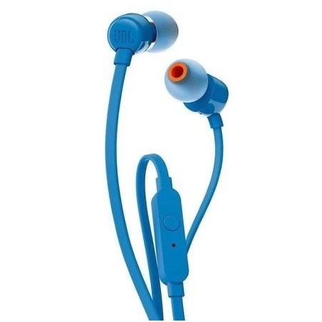 Auriculares Intrauditivos JBL Tune 110- con Micrófono- Jack 3-5- Azules