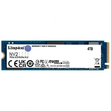 Disco SSD Kingston NV2 4TB- M-2 2280 PCIe 4-0 NVMe