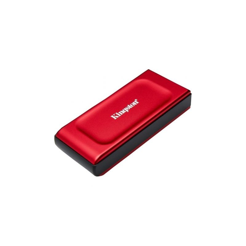 Disco Externo SSD Kingston XS1000 1TB- USB 3-2- Rojo