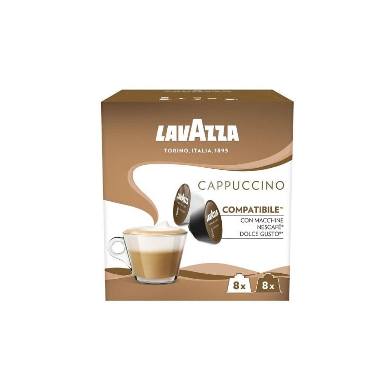 Cápsula Lavazza Cappuccino para cafeteras Dolce Gusto- Caja de 16