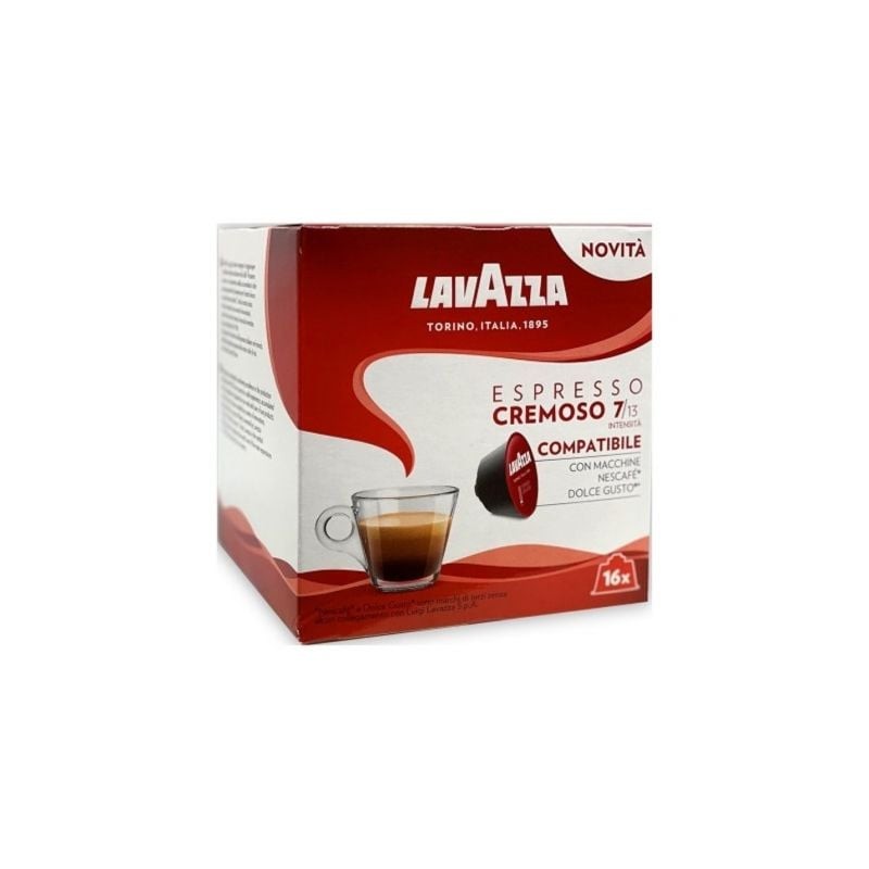 Cápsula Lavazza Espresso Cremoso para cafeteras Dolce Gusto- Caja de 16